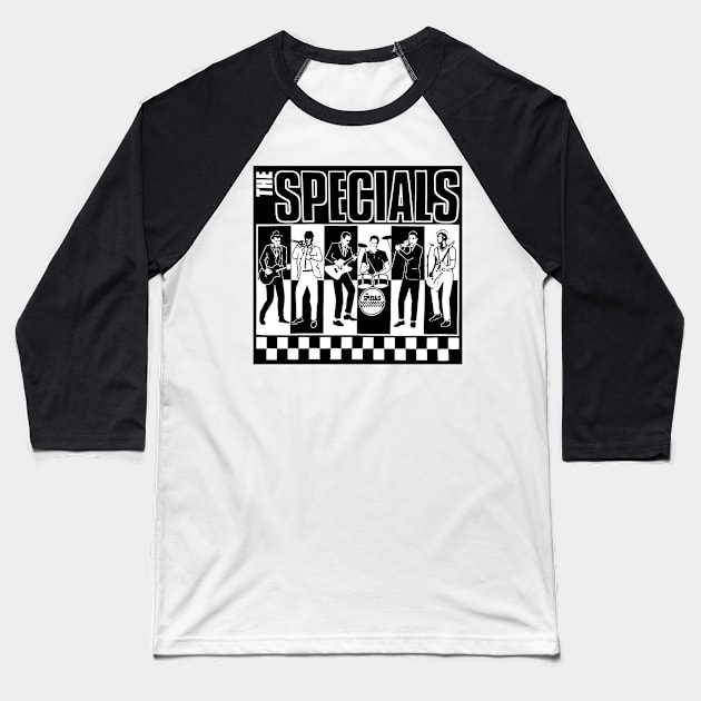 Specials/musical/ska/5 Baseball T-Shirt by Contractor Secrets